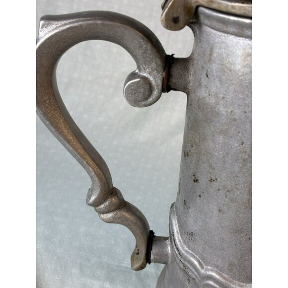 Wilton Armetale Country French VTG Coffee Teapot Pewter Look Patina - Picture 3 of 9